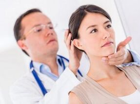 Chẩn đoán amchondrosis cổ tử cung tại một nhà thần kinh học